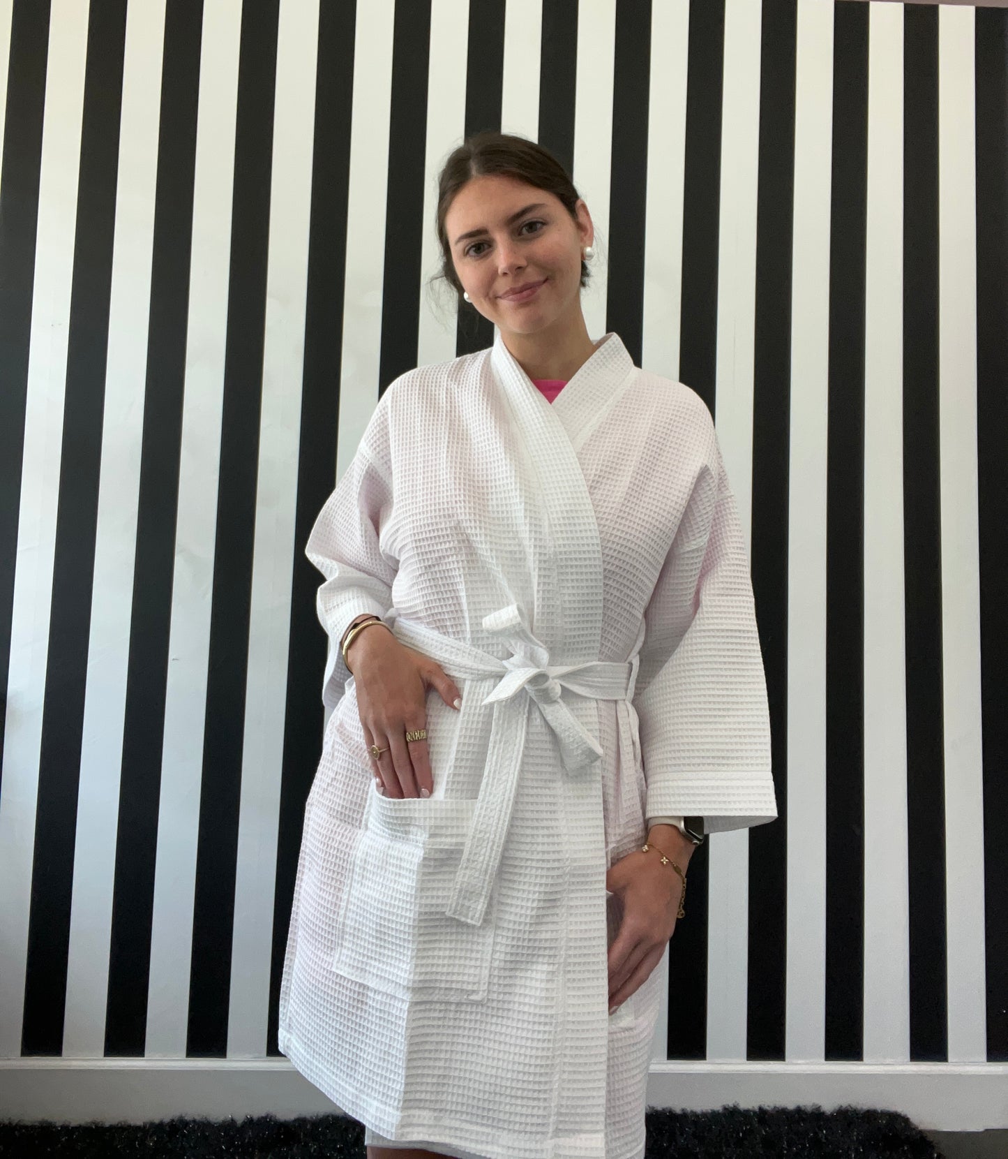 White Cotton Robe