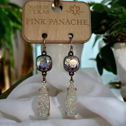 Multicolored Jewel Dangle Earrings