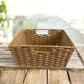 Woven Light Tan Storage Basket