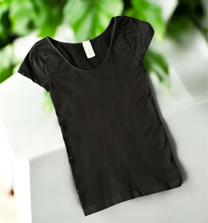 Cap Sleeve Scoop Neck Top
