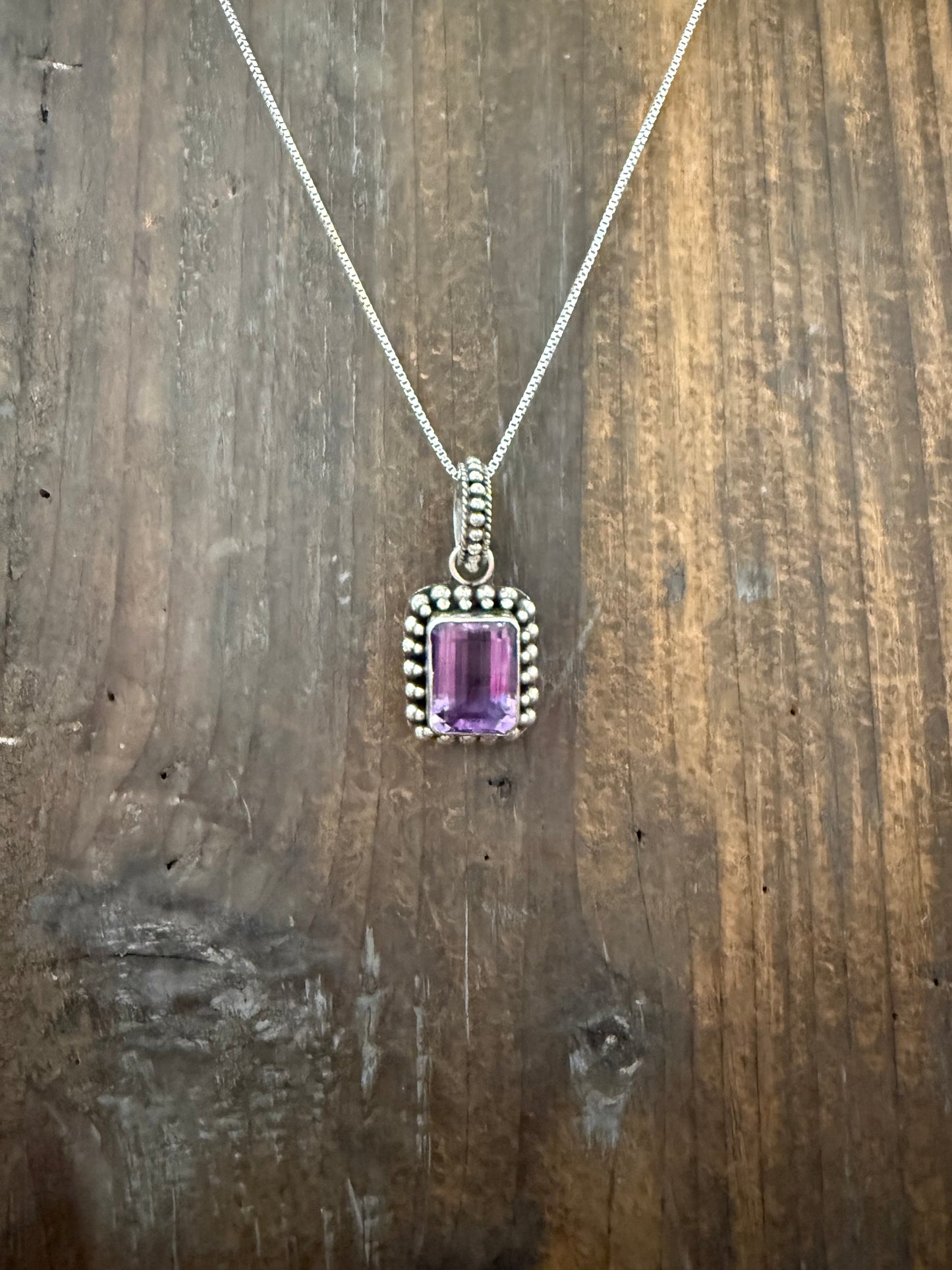 Vintage Sterling Silver Pendants with Stones