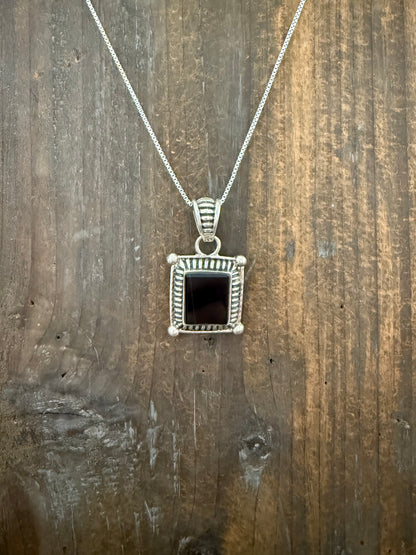 Vintage Sterling Silver Pendants with Stones