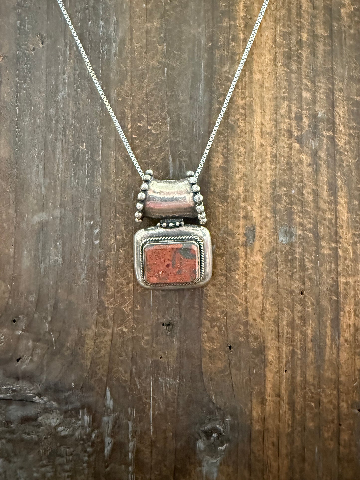 Vintage Sterling Silver Pendants with Stones