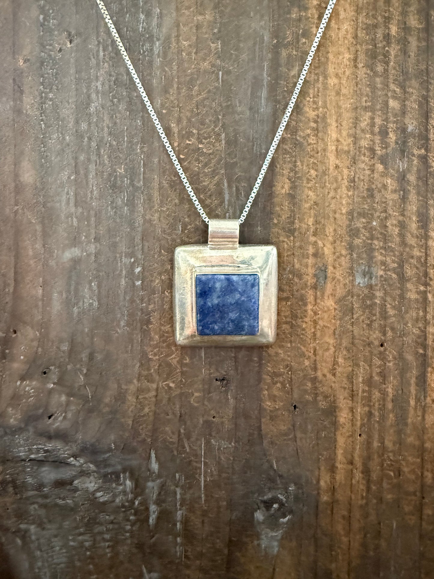 Vintage Sterling Silver Pendants with Stones