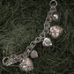 Vintage Sterling Silver Heart Chain Bracelet