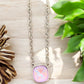 Pink Panache Single Stone Necklace