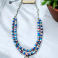 Double Strand Multicolor Necklace