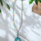 Multicolored Beaded Pendant Necklace