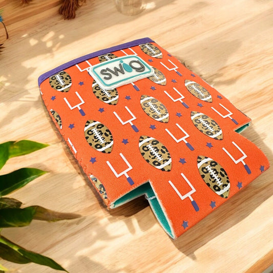 Swig Cheetah Football Koozie