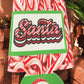 Santa Candy Cane Koozie