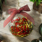 “Don’t Get Your Tinsel in a Tangle” Glass Ornament