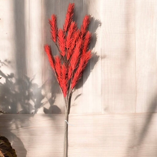 Red Faux Leather Stalks