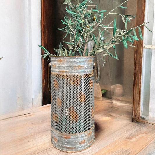 Large Round Metal Basket