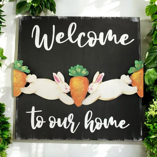 Round Top Interchangeable Easter Bunny Garland