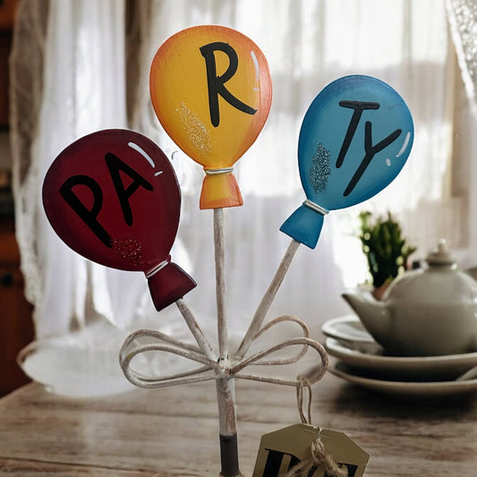 Round Top “Party” Balloon Finial