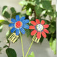 Red, White, & Blue Flowers Stake
