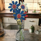 Red, White, & Blue Flowers Stake