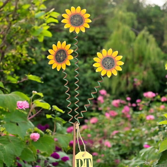 Sunflower Trio Garden Stake