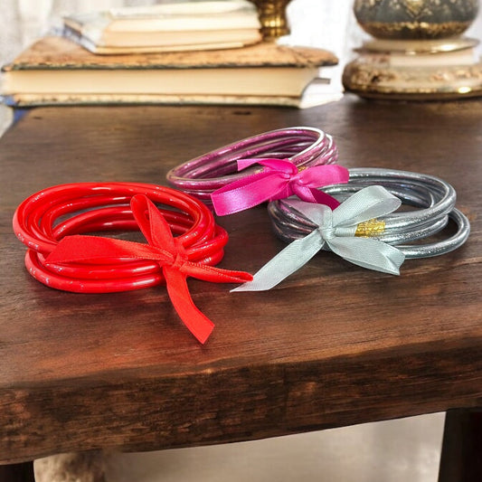 Glitter Jelly Bracelet Set