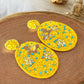 Beaded Easter Egg Earrings