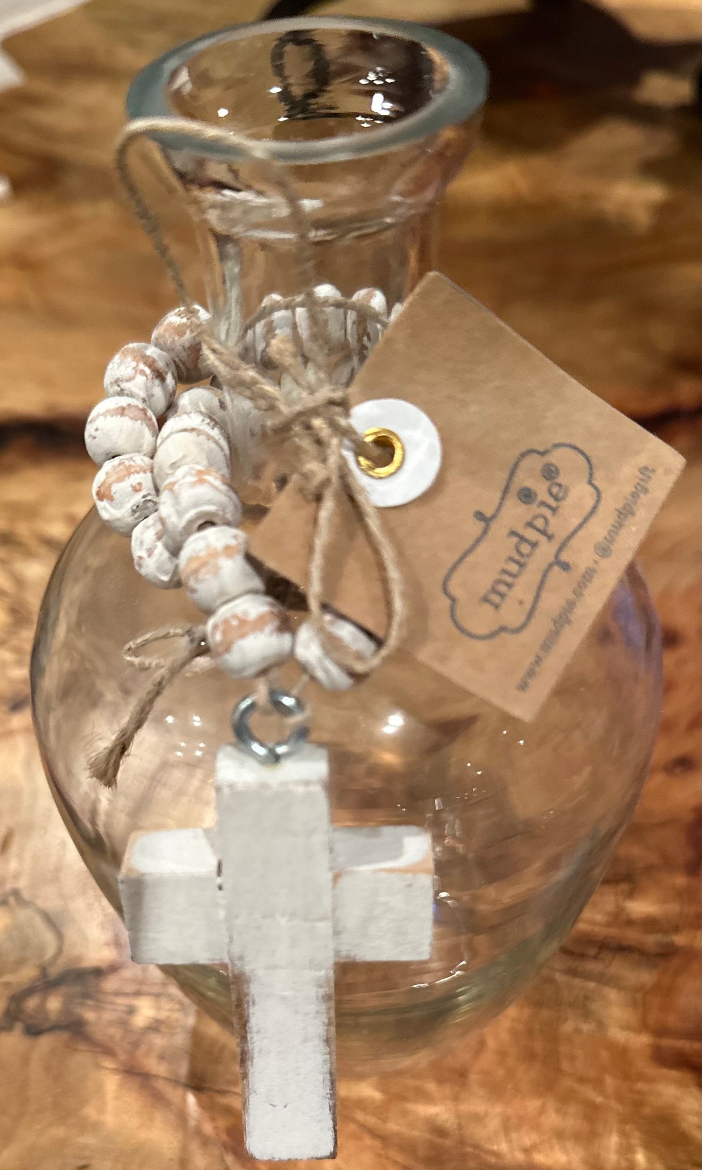 Mud Pie Cross Vase