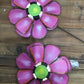 Round Top Fuscia Flower Garden Stake